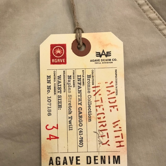 Men’s Agave Infantry Cargo pants NBW - Picture 3 of 8